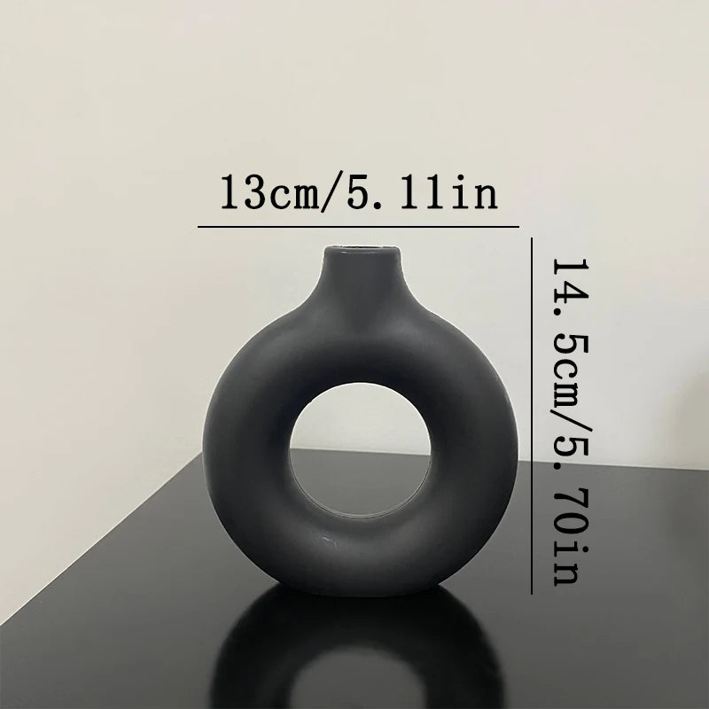 Vase Nordik™ – Vase à Fleurs Plastique Blanc Minimaliste