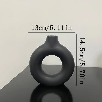 Vase Nordik™ – Vase à Fleurs Plastique Blanc Minimaliste